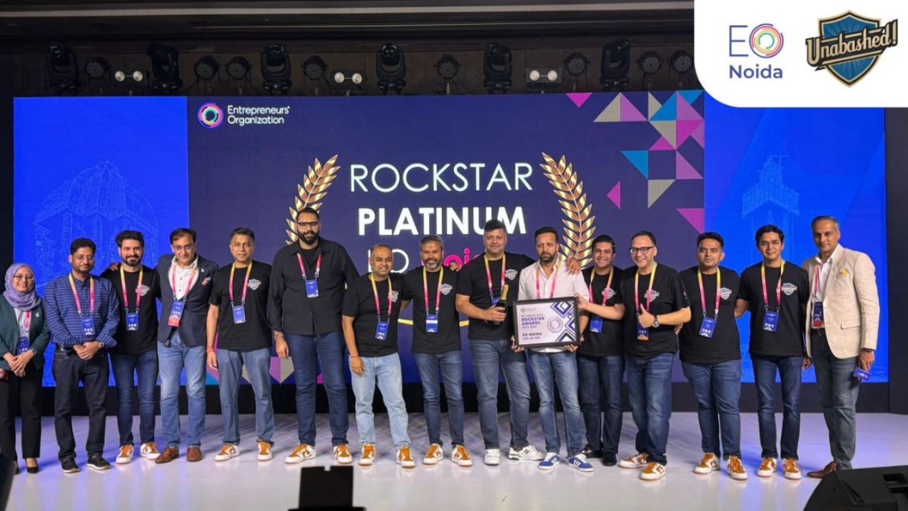 EO Noida Adds Another Feather to Its Cap: Celebrating the Rockstar Platinum Award 2023-24